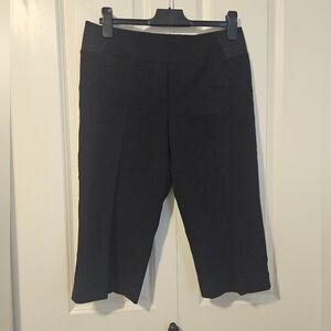 REITMANS Women Classic Black Capri Pants Sz 10P